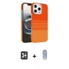 MARSİLYAN™- iPhone 16 Pro Max Kılıf Doruk Serisi - Siyah Joko Magic 5D Cam + PVD Metal Kamera Lens - SH