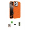 MARSİLYAN™- iPhone 16 Pro Max Kılıf Doruk Serisi - Siyah Joko Magic 5D Hayalet Cam + Natural Grey Raze Metal Kamera Lens