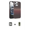 MARSİLYAN™- iPhone 16 Pro Max Kılıf Doruk Serisi - Siyah Joko Magic 5D Hayalet Cam + PVD Metal Kamera Lens - GS