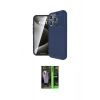 MARSİLYAN™- iPhone 16 Pro Max Kılıf Eksen Form Prime - Şeffaf 360 Full Body Arka Koruyucu