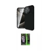 MARSİLYAN™- iPhone 16 Pro Max Kılıf Eksen Form Prime - Şeffaf 360 Full Body Arka Koruyucu