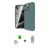 MARSİLYAN™- iPhone 16 Pro Max Kılıf Eksen Form Prime - Siyah Joko Magic 5D Cam + Raze Metal Kamera Lens - BZ