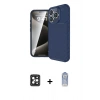 MARSİLYAN™- iPhone 16 Pro Max Kılıf Eksen Form Prime - Siyah Joko Magic 5D Cam + Siyah PVD Metal Kamera Lens
