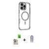 MARSİLYAN™- iPhone 16 Pro Max Kılıf Eksen Klasik Koleksiyonu - Siyah Joko Magic 5D Cam + Raze Metal Kamera Lens - NLGY