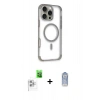 MARSİLYAN™- iPhone 16 Pro Max Kılıf Eksen Klasik Koleksiyonu - Siyah Joko Magic 5D Cam + Raze Metal Kamera Lens - BZ