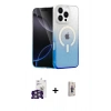MARSİLYAN™- iPhone 16 Pro Max Kılıf Eksen Minimal Özel Seri - Siyah Bilvis 3D Cam Ekran Koruyucu + Bilvis Titan Kamera Lens - GS