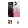 MARSİLYAN™- iPhone 16 Pro Max Kılıf Eksen Minimal Özel Seri - Siyah Bilvis 3D Cam Ekran Koruyucu + Pers Alüminyum Kamera Lens - CLTM
