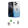 MARSİLYAN™- iPhone 16 Pro Max Kılıf Eksen Minimal Özel Seri - Siyah Bilvis 3D Cam Ekran Koruyucu + Raze Metal Kamera Lens - NLGY
