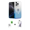 MARSİLYAN™- iPhone 16 Pro Max Kılıf Eksen Minimal Özel Seri - Siyah Bilvis 3X AR Hayalet Cam Ekran Koruyucu + Raze Metal Kamera Lens - BZ