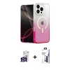 MARSİLYAN™- iPhone 16 Pro Max Kılıf Eksen Minimal Özel Seri - Siyah Bilvis 3X AR Hayalet Cam Ekran Koruyucu + Bilvis Titan Kamera Lens - TMGI