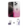 MARSİLYAN™- iPhone 16 Pro Max Kılıf Eksen Minimal Özel Seri - Siyah Bilvis 3X AR HD Cam Ekran Koruyucu + Bilvis Titan Kamera Lens - TMGI