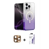 MARSİLYAN™- iPhone 16 Pro Max Kılıf Eksen Minimal Özel Seri - Siyah Bilvis 3X AR HD Cam Ekran Koruyucu + Pers Alüminyum Kamera Lens - CLTM