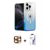 MARSİLYAN™- iPhone 16 Pro Max Kılıf Eksen Minimal Özel Seri - Siyah Bilvis 3X AR HD Cam Ekran Koruyucu + Pers Alüminyum Kamera Lens - CLTM