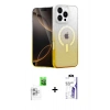 MARSİLYAN™- iPhone 16 Pro Max Kılıf Eksen Minimal Özel Seri - Siyah Bilvis 3X AR HD Cam Ekran Koruyucu + Raze Metal Kamera Lens - BZ