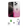 MARSİLYAN™- iPhone 16 Pro Max Kılıf Eksen Minimal Özel Seri - Siyah Bilvis 3X AR HD Cam Ekran Koruyucu + Raze Metal Kamera Lens - BZ