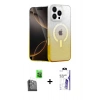 MARSİLYAN™- iPhone 16 Pro Max Kılıf Eksen Minimal Özel Seri - Siyah Bilvis 3X AR HD Cam Ekran Koruyucu + Raze Metal Kamera Lens - SH