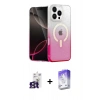 MARSİLYAN™- iPhone 16 Pro Max Kılıf Eksen Minimal Özel Seri - Siyah Bilvis 5in1 3D Magic Cam Ekran Koruyucu + Bilvis Titan Kamera Lens - TMGI