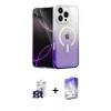 MARSİLYAN™- iPhone 16 Pro Max Kılıf Eksen Minimal Özel Seri - Siyah Bilvis 5in1 3D Magic Cam Ekran Koruyucu + Bilvis Titan Kamera Lens - TMGI