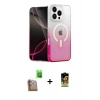 MARSİLYAN™- iPhone 16 Pro Max Kılıf Eksen Minimal Özel Seri - Siyah Buffer Cam Ekran Koruyucu + Raze Metal Kamera Lens - CLTM