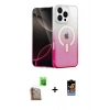 MARSİLYAN™- iPhone 16 Pro Max Kılıf Eksen Minimal Özel Seri - Siyah Buffer Hayalet Cam Ekran Koruyucu + Raze Metal Kamera Lens - CLTM