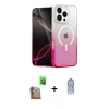 MARSİLYAN™- iPhone 16 Pro Max Kılıf Eksen Minimal Özel Seri - Siyah Joko Magic 5D Cam + Raze Metal Kamera Lens - CLTM