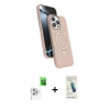 MARSİLYAN™- iPhone 16 Pro Max Kılıf İz Işık Koleksiyonu - Şeffaf Pasifik Cam Ekran Koruyucu + Beyaz Raze Metal Kamera Lens