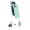 MARSİLYAN™- iPhone 16 Pro Max Kılıf İz Işık Koleksiyonu - Şeffaf Pasifik Cam Ekran Koruyucu + Bilvis Titan Kamera Lens - SH