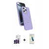 MARSİLYAN™- iPhone 16 Pro Max Kılıf İz Işık Koleksiyonu - Şeffaf Pasifik Cam Ekran Koruyucu + Bilvis Titan Kamera Lens - SH