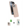 MARSİLYAN™- iPhone 16 Pro Max Kılıf İz Işık Koleksiyonu - Şeffaf Pasifik Cam Ekran Koruyucu + Raze Metal Kamera Lens - NLGY