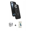 MARSİLYAN™- iPhone 16 Pro Max Kılıf İz Işık Koleksiyonu - Şeffaf Pasifik Cam Ekran Koruyucu + Pers Alüminyum Kamera Lens - GS