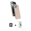 MARSİLYAN™- iPhone 16 Pro Max Kılıf İz Işık Koleksiyonu - Şeffaf Pasifik Cam Ekran Koruyucu + PVD Metal Kamera Lens - SH