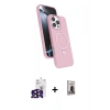 MARSİLYAN™- iPhone 16 Pro Max Kılıf İz Işık Koleksiyonu - Siyah Bilvis Hayalet Cam Ekran Koruyucu + Bilvis Titan Kamera Lens - SH