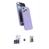 MARSİLYAN™- iPhone 16 Pro Max Kılıf İz Işık Koleksiyonu - Siyah Bilvis Hayalet Cam Ekran Koruyucu + Bilvis Titan Kamera Lens - SH