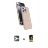 MARSİLYAN™- iPhone 16 Pro Max Kılıf İz Işık Koleksiyonu - Siyah Buffer Cam Ekran Koruyucu + PVD Metal Kamera Lens - GS