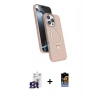 MARSİLYAN™- iPhone 16 Pro Max Kılıf İz Işık Koleksiyonu - Siyah Buffer Hayalet Cam Ekran Koruyucu + Bilvis Titan Kamera Lens - TMGI