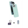 MARSİLYAN™- iPhone 16 Pro Max Kılıf İz Işık Koleksiyonu - Siyah Joko Magic 5D Cam + Bilvis Titan Kamera Lens - GS