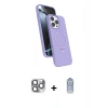MARSİLYAN™- iPhone 16 Pro Max Kılıf İz Işık Koleksiyonu - Siyah Joko Magic 5D Cam + Pers Alüminyum Kamera Lens - GI