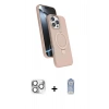 MARSİLYAN™- iPhone 16 Pro Max Kılıf İz Işık Koleksiyonu - Siyah Joko Magic 5D Cam + Pers Alüminyum Kamera Lens - GS