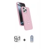 MARSİLYAN™- iPhone 16 Pro Max Kılıf İz Işık Koleksiyonu - Siyah Joko Magic 5D Cam + Pers Alüminyum Kamera Lens - GS