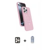 MARSİLYAN™- iPhone 16 Pro Max Kılıf İz Işık Koleksiyonu - Siyah Joko Magic 5D Cam + PVD Metal Kamera Lens - GD