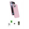 MARSİLYAN™- iPhone 16 Pro Max Kılıf İz Işık Koleksiyonu - Siyah Joko Magic 5D Hayalet Cam + Raze Metal Kamera Lens - BZ