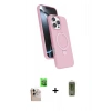 MARSİLYAN™- iPhone 16 Pro Max Kılıf İz Işık Koleksiyonu - Siyah Joko Magic 5D Hayalet Cam + Raze Metal Kamera Lens - NLGY