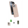 MARSİLYAN™- iPhone 16 Pro Max Kılıf İz Işık Koleksiyonu - Siyah Joko Magic 5D Hayalet Cam + Raze Metal Kamera Lens - NLGY
