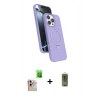 MARSİLYAN™- iPhone 16 Pro Max Kılıf İz Işık Koleksiyonu - Siyah Joko Magic 5D Hayalet Cam + Raze Metal Kamera Lens - NLGY