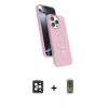 MARSİLYAN™- iPhone 16 Pro Max Kılıf İz Işık Koleksiyonu - Siyah Joko Magic 5D Hayalet Cam + PVD Metal Kamera Lens - SH