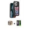 MARSİLYAN™- iPhone 16 Pro Max Kılıf İz Minimal Koleksiyonu - Şeffaf 360 Full Body Arka Koruyucu + Pers Alüminyum Kamera Lens - CLTM