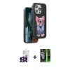 MARSİLYAN™- iPhone 16 Pro Max Kılıf İz Minimal Koleksiyonu - Şeffaf 360 Full Body Arka Koruyucu + Bilvis Titan Kamera Lens - GS