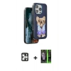MARSİLYAN™- iPhone 16 Pro Max Kılıf İz Minimal Koleksiyonu - Şeffaf 360 Full Body Arka Koruyucu + PVD Metal Kamera Lens - GS