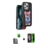 MARSİLYAN™- iPhone 16 Pro Max Kılıf İz Minimal Koleksiyonu - Şeffaf 360 Full Body Arka Koruyucu + Raze Metal Kamera Lens - SH