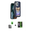 MARSİLYAN™- iPhone 16 Pro Max Kılıf İz Minimal Koleksiyonu - Şeffaf 360 Full Body Arka Koruyucu + Raze Metal Kamera Lens - SH